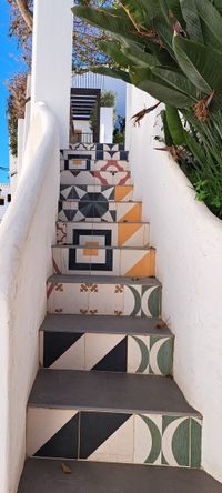 Bunte Treppe Ibiza Stadt Susanne Reuter 